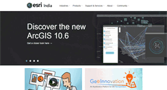 Desktop Screenshot of esriindia.com