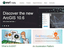 Tablet Screenshot of esriindia.com